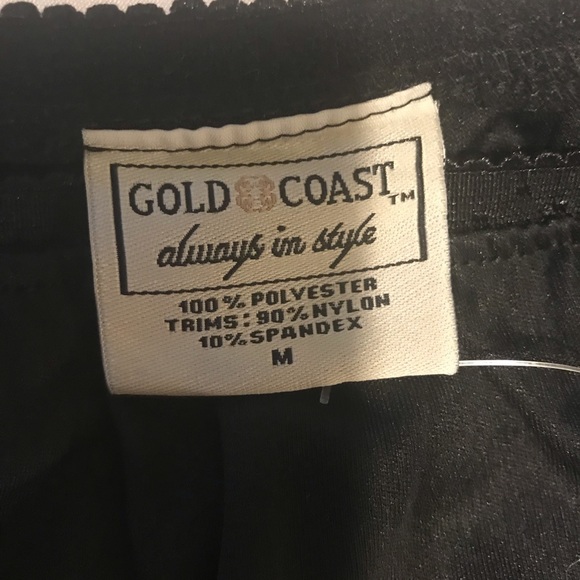 Black lace half slip- Brand New!  Still has tag.  Size medium. GOLDCOAST brand. - Picture 3 of 7